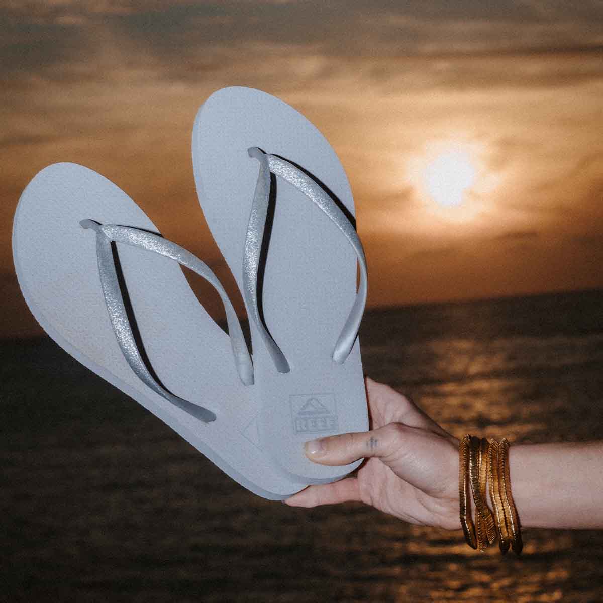 Reef Bliss Bling Fling Silver כפכפי ריף לנשים