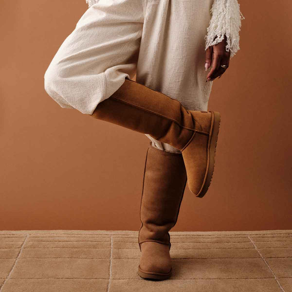 UGG Classic Ultra Tall Chestnut מגפיים לנשים קלאסיק אולטרה