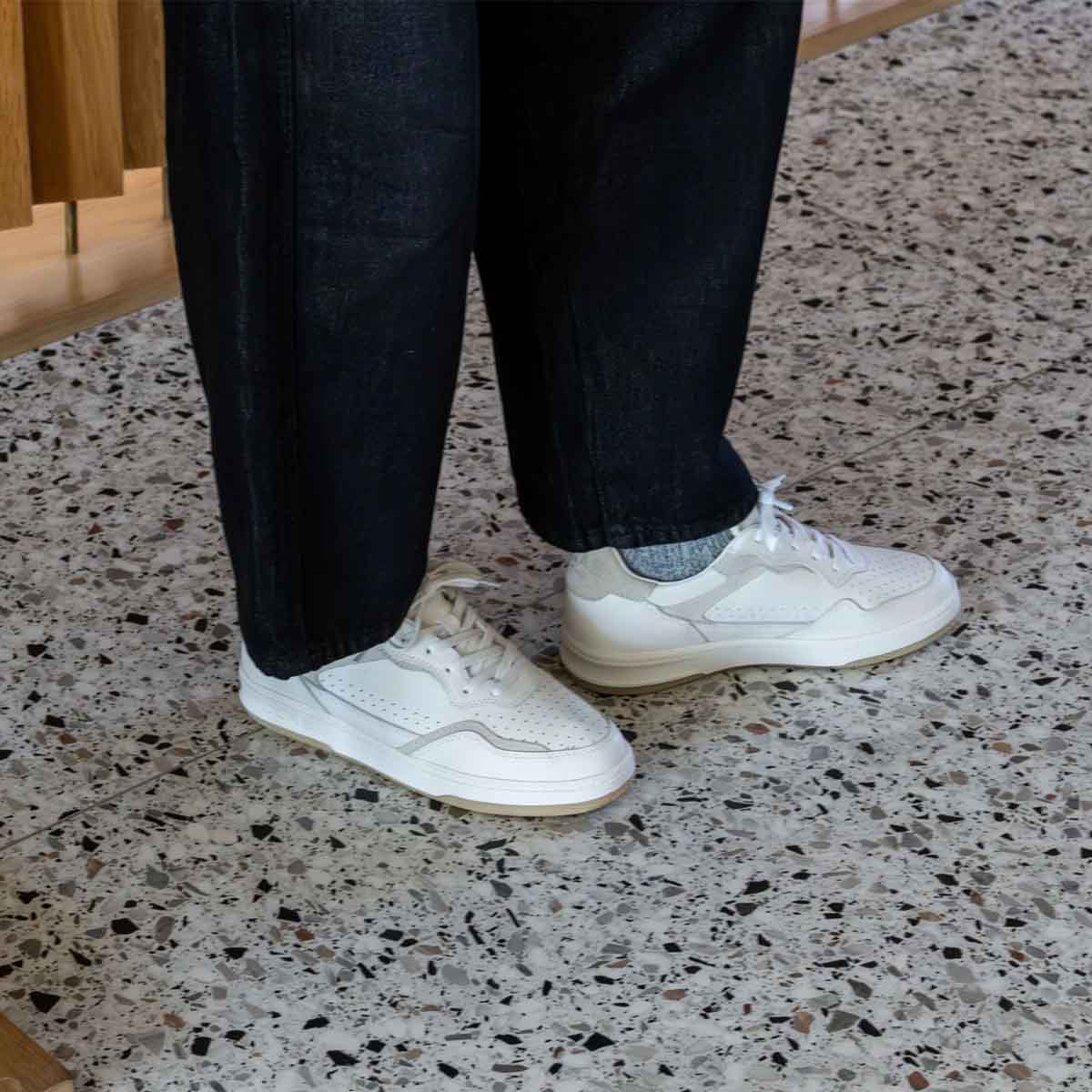 Clae Haywood White Wood Ash סניקרס לגברים