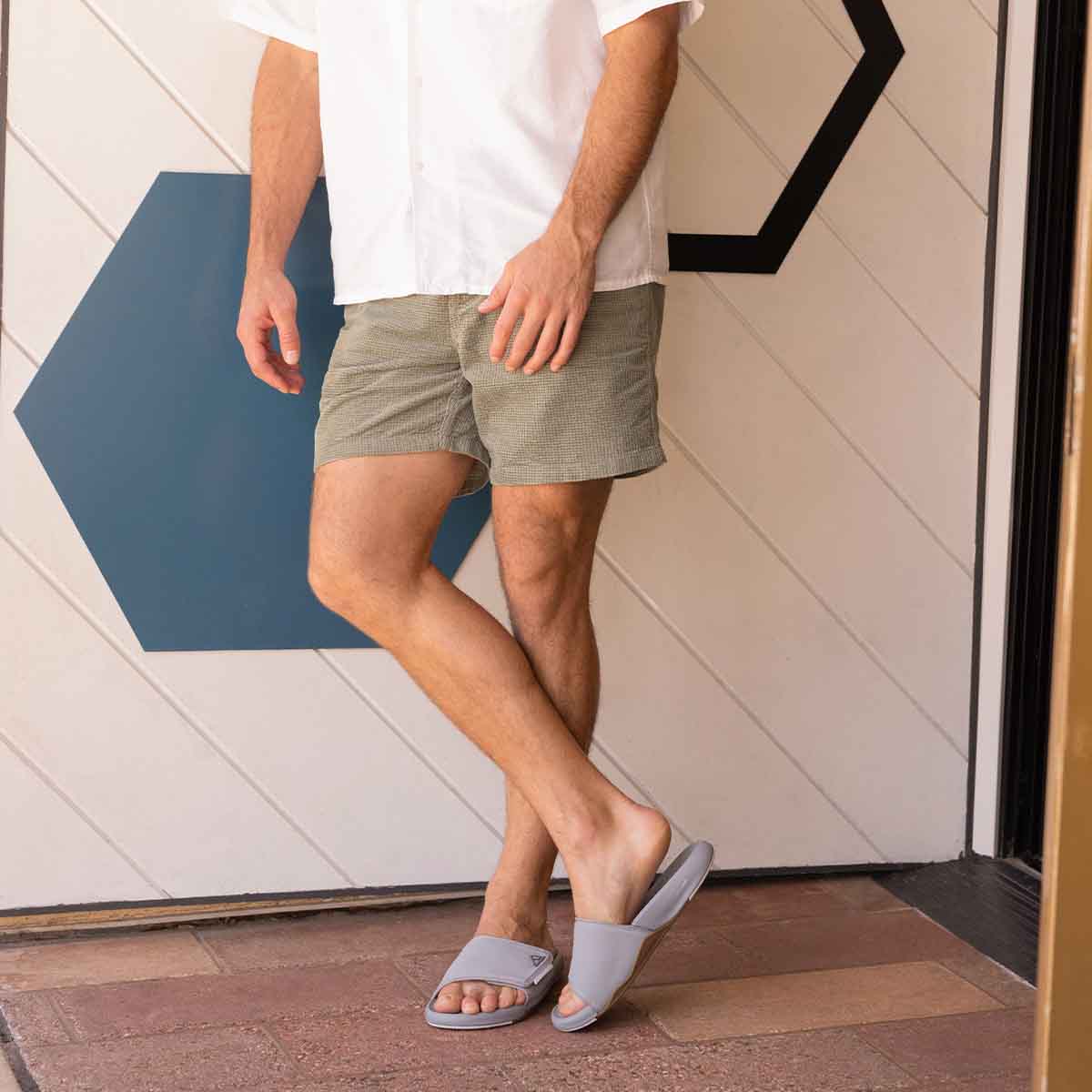 Reef Phantom Slab Grey White כפכפי ריף לגברים