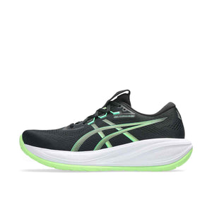 Asics Gel Cumulus 28 Men Black Illuminate Green נעלי ריצה ג`ל קומולוס 28 לגברים