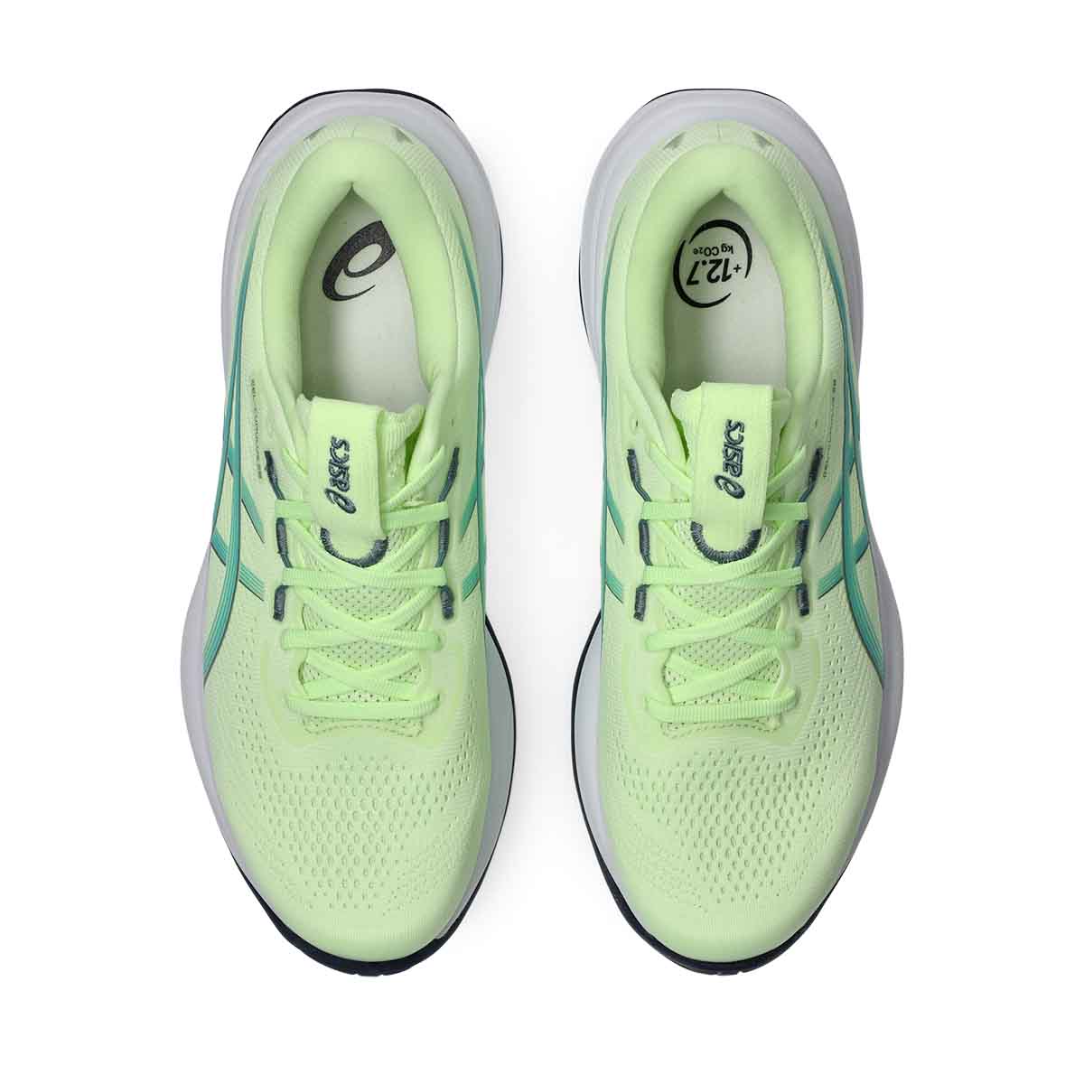Asics Gel Cumulus 28 Men Illuminate Yellow Energy Aqua נעלי ריצה ג`ל קומולוס 28 לגברים