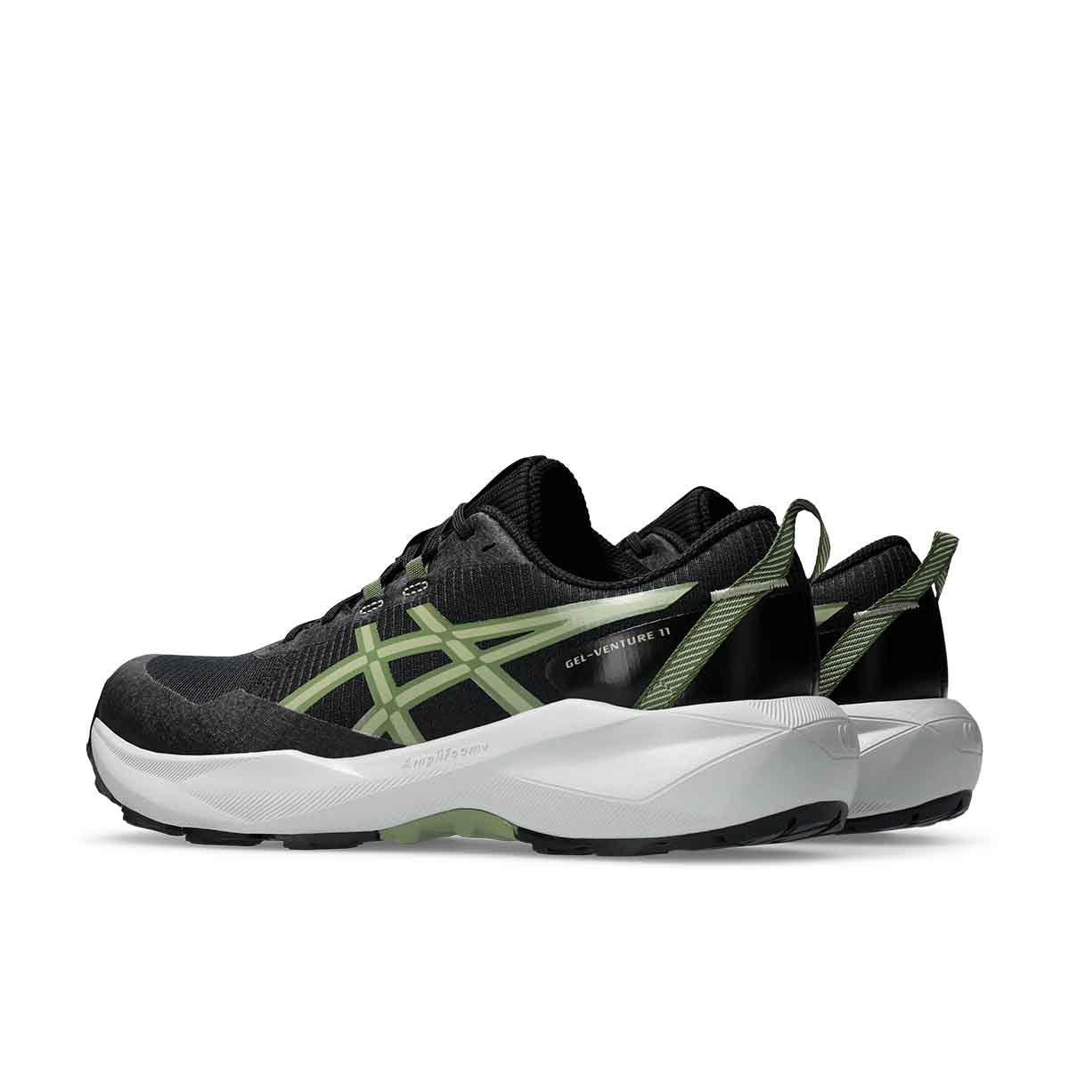 Asics Gel Venture 11 Men Black Khaki Green נעלי ריצה לשטח ג`ל ונטור 11 לגברים