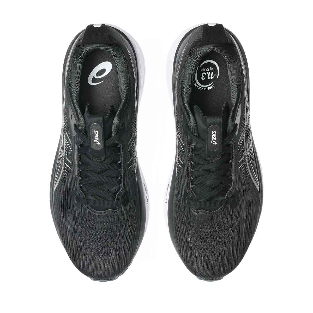 Asics Gel Kayano 33 Men Black White נעלי ריצה ג`ל קיאנו 33 לגברים