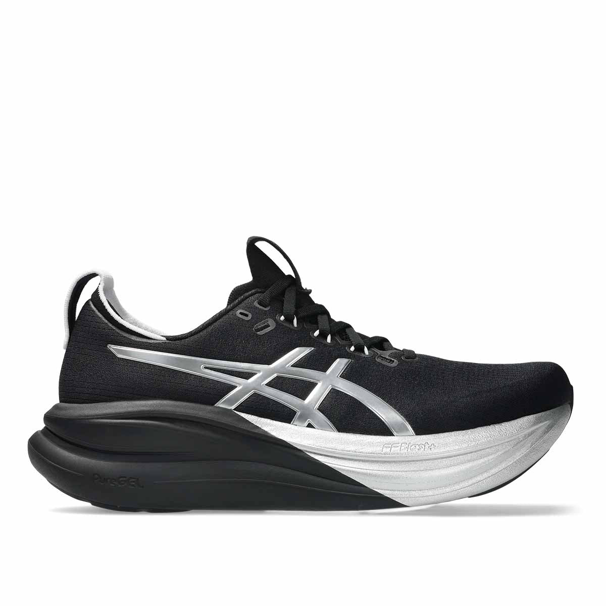 Asics Gel Nimbus 28 Platinum Men Black נעלי ריצה ג`ל נימבוס 28 פלטינום לגברים