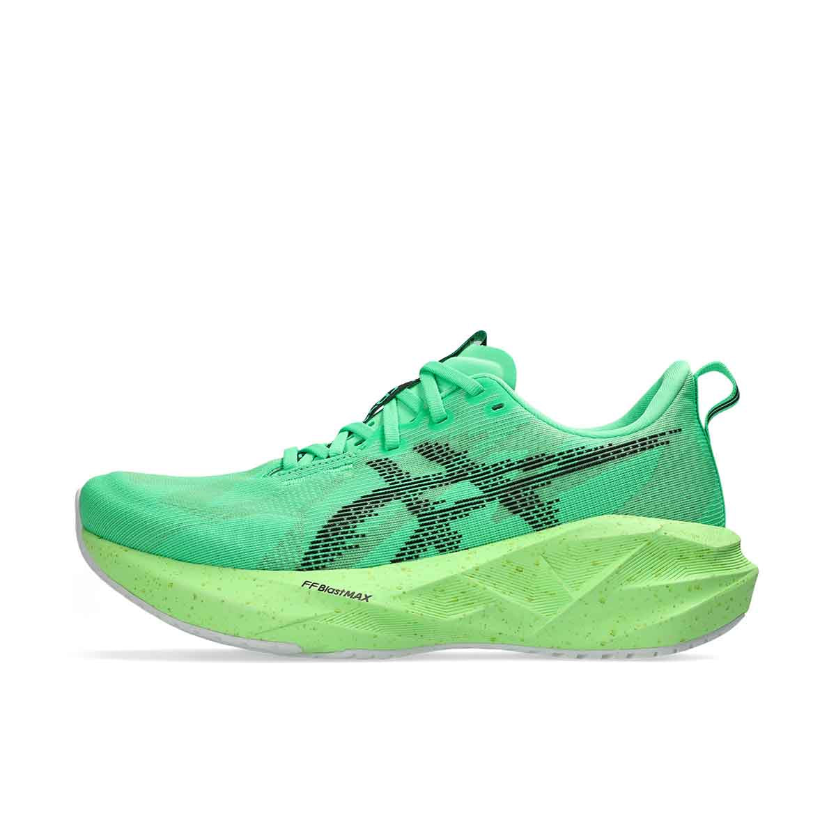 Asics Novablast 5 Ekiden Men Vital Green Black נעלי ריצה נובה בלאסט 5 לגברים