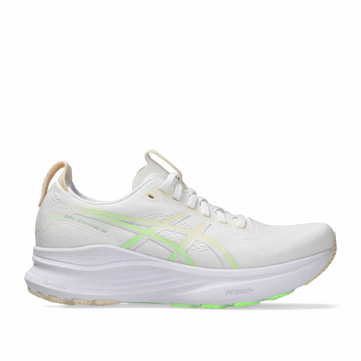 Asics Gel Kayano 32 Women White Seashell נעלי ריצה ג`ל קיאנו 32 לנשים