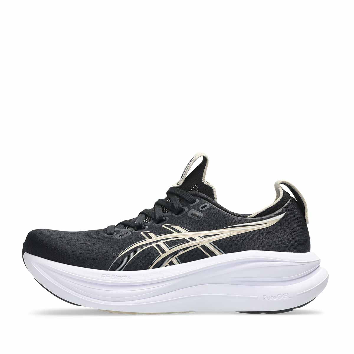 Asics Gel Nimbus 28 Women Black Feather Grey נעלי ריצה ג`ל נימבוס 28 לנשים
