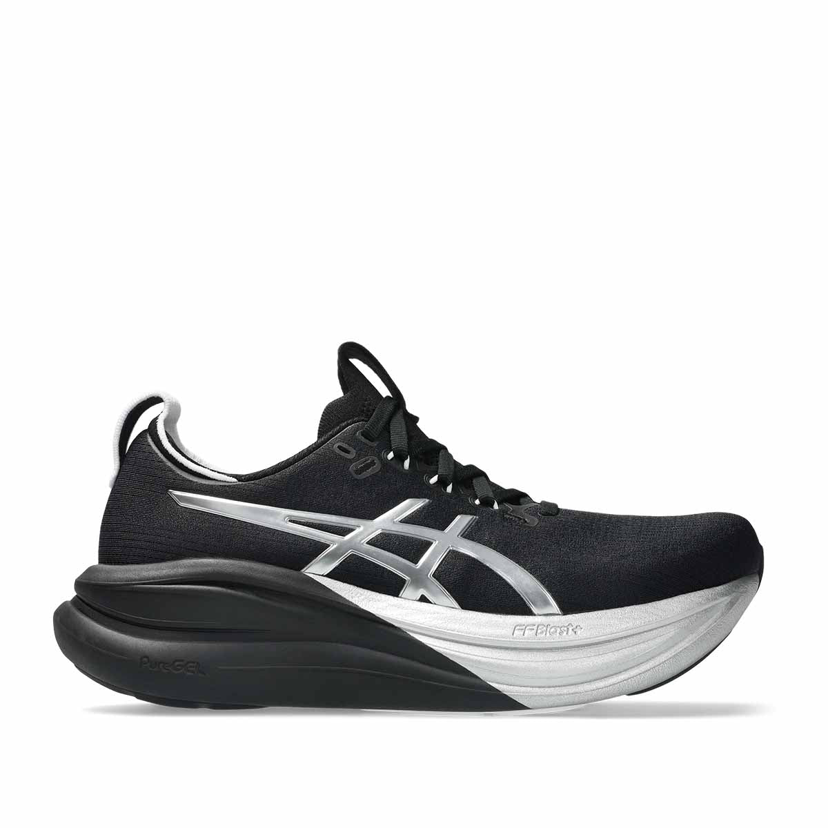 Asics Gel Nimbus 28 Platinum Women Black נעלי ריצה ג`ל נימבוס 28 פלטינום לנשים