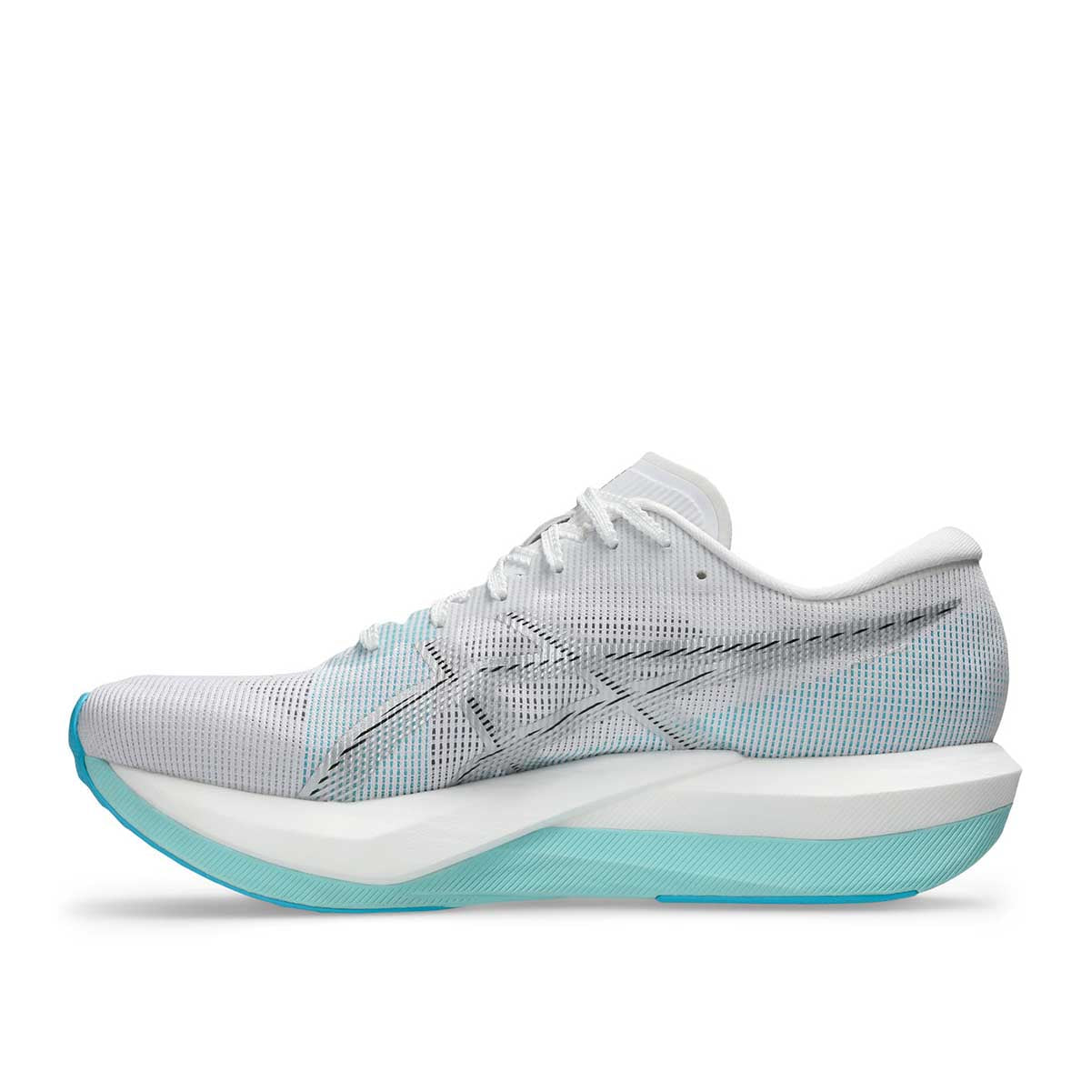 Asics Magic Speed 5 Unisex White Pure Silver נעלי ריצה אסיקס מג`יק ספיד 5 יוניסקס
