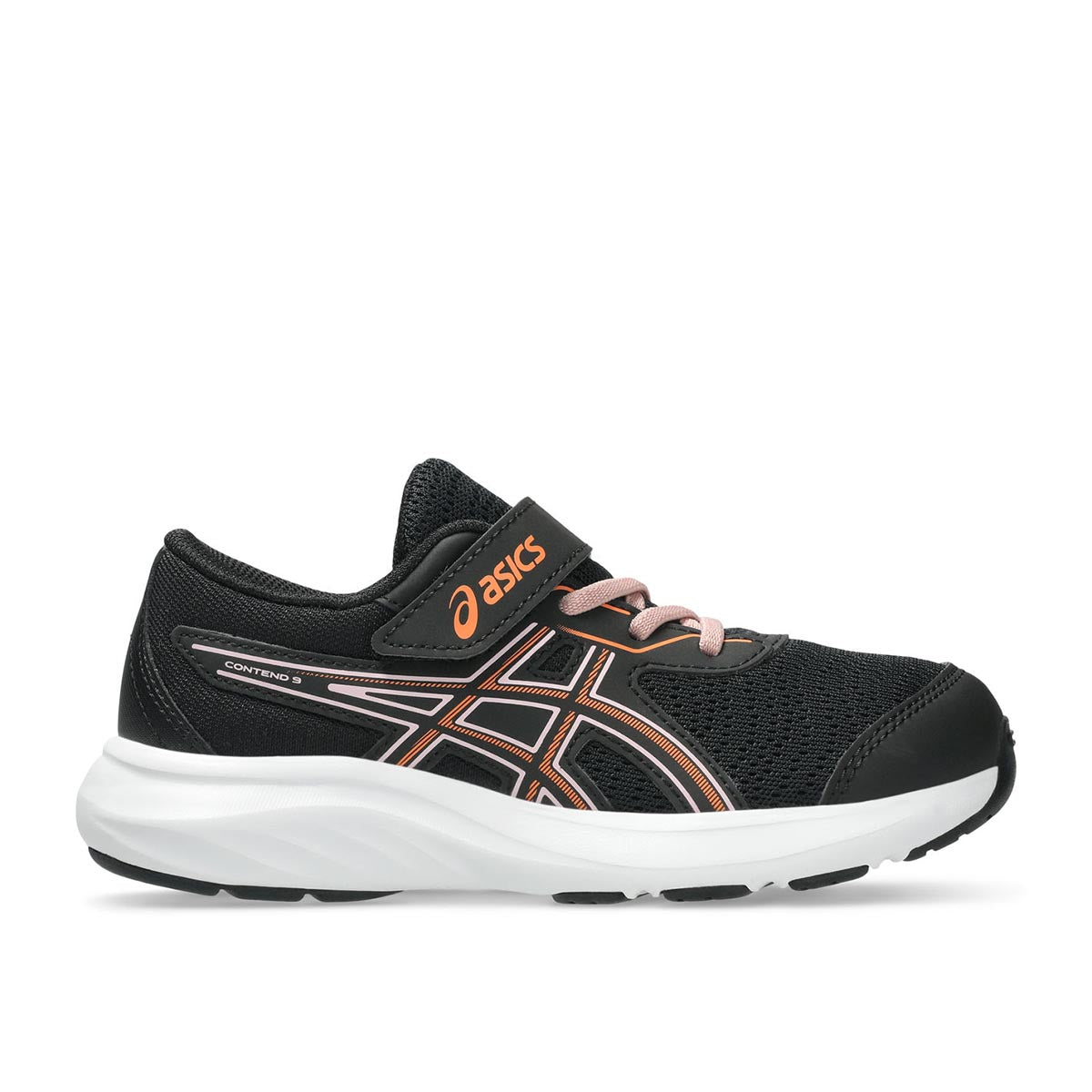 Asics Gel Contend 9 PS Black Sun Peach נעלי ריצה לילדים אסיקס
