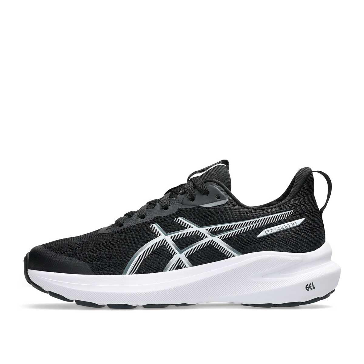 Asics GT 1000 14 GS Black Steel Grey נעלי אסיקס לידים