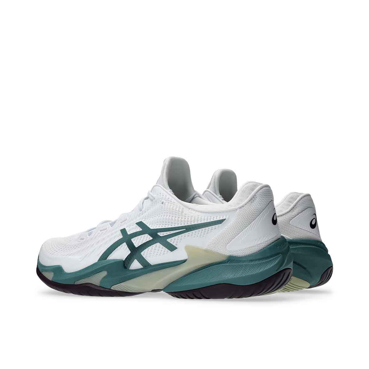 Asics Court FF 3 Men White Foggy Teal נעלי טניס קורט 3 לגברים