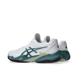 Asics Court FF 3 Men White Foggy Teal נעלי טניס קורט 3 לגברים