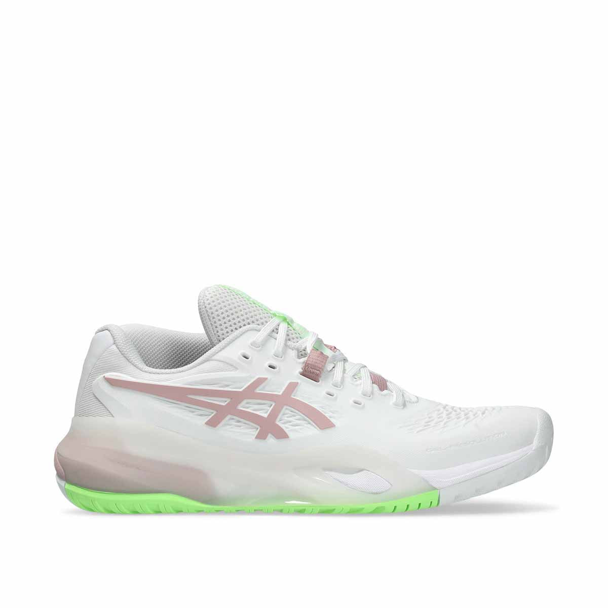 Asics Gel Resolution X Women White Morganite נעלי טניסג`ל רזולושיין לנשים