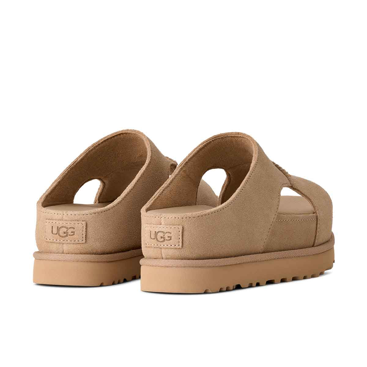 UGG Goldenstar Hi Cutout Slide Sand כפכפי אגג גולדנסטאר לנשים