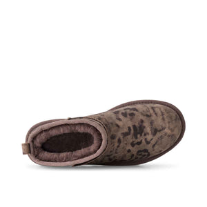 UGG Classic Ultra Mini Spotted Chestnut מגפי נשים קלאסיק אולטרה מיני