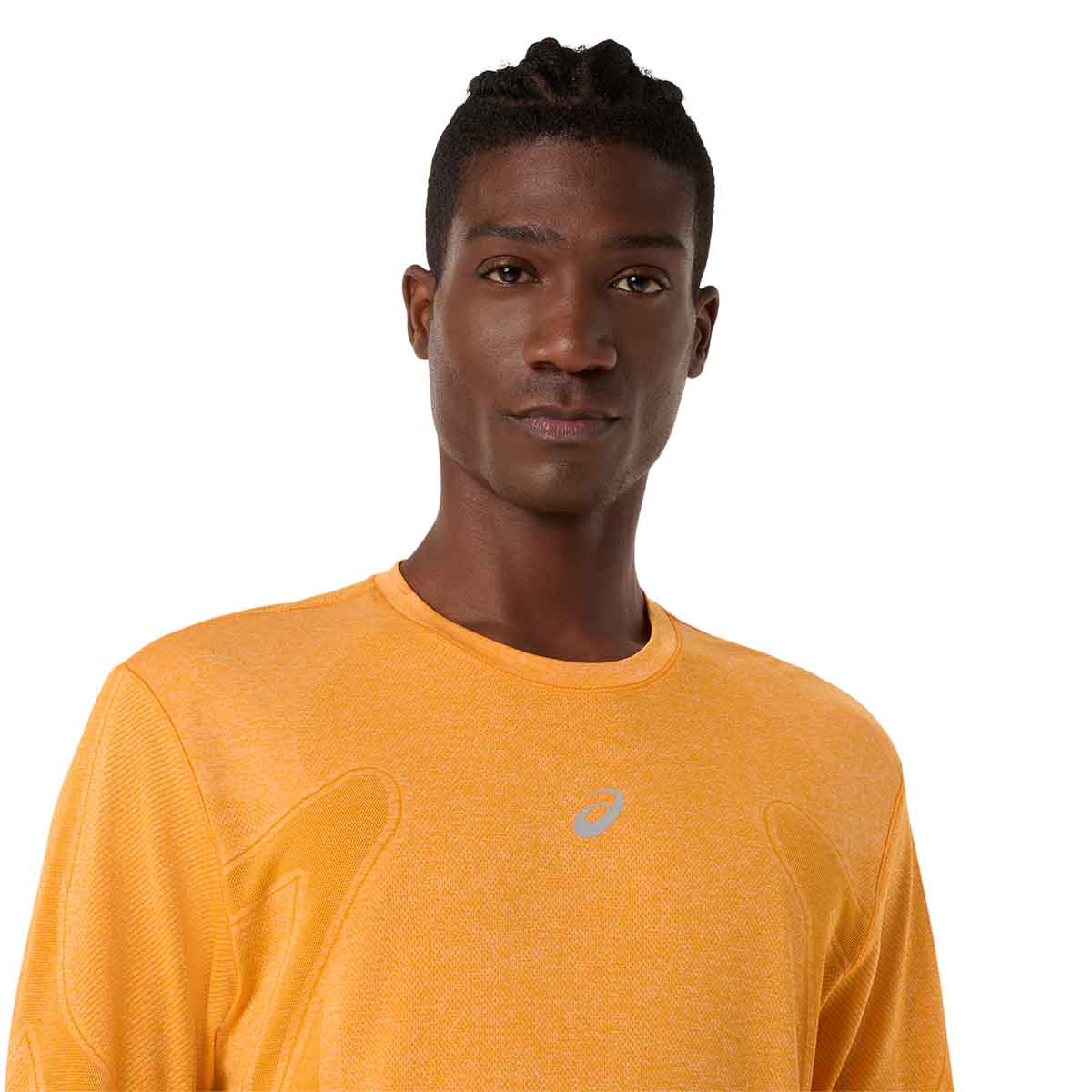 Asics Road Seamless LS Top Men Yamabuki חולצת ריצה ארוכה לגברים