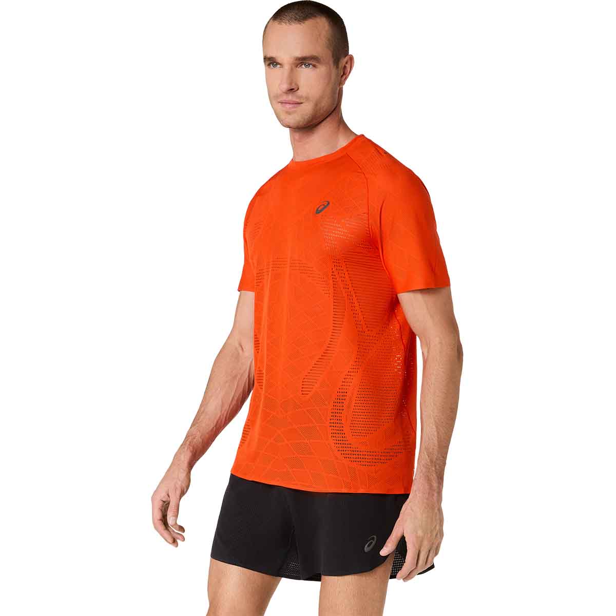 Asics Metarun SS Top Men Cherry Tomato חולצת ריצה לגברים