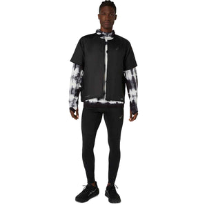 Asics Road Winter Insulate LS Top Men Cream Performance Black ג'קט אסיקס ריצה לגברים