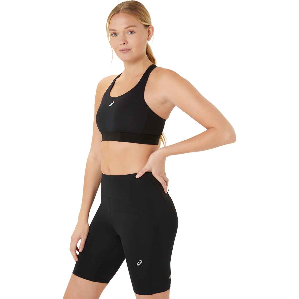 Asics Road Compression Bra Women Performance Black חזיית ריצה לנשים