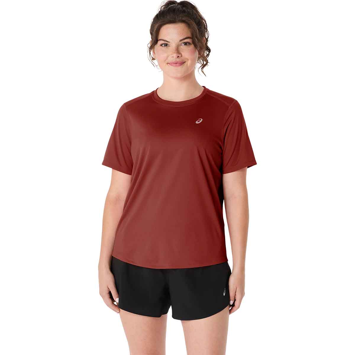 Asics Core SS Top Women Singed Red חולצת ריצה לנשים