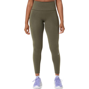 Asics Road Seamless Tight Women Dark Olive מכנסי טייץ ריצה לנשים
