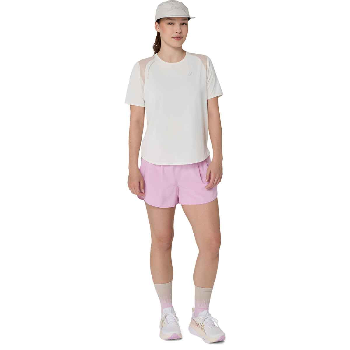 Asics Road SS Top Women Cream חולצת ריצה לנשים
