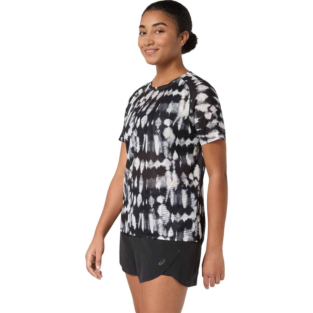 Asics Metarun SS Top Women Cream Performance Black חולצת ריצה לנשים