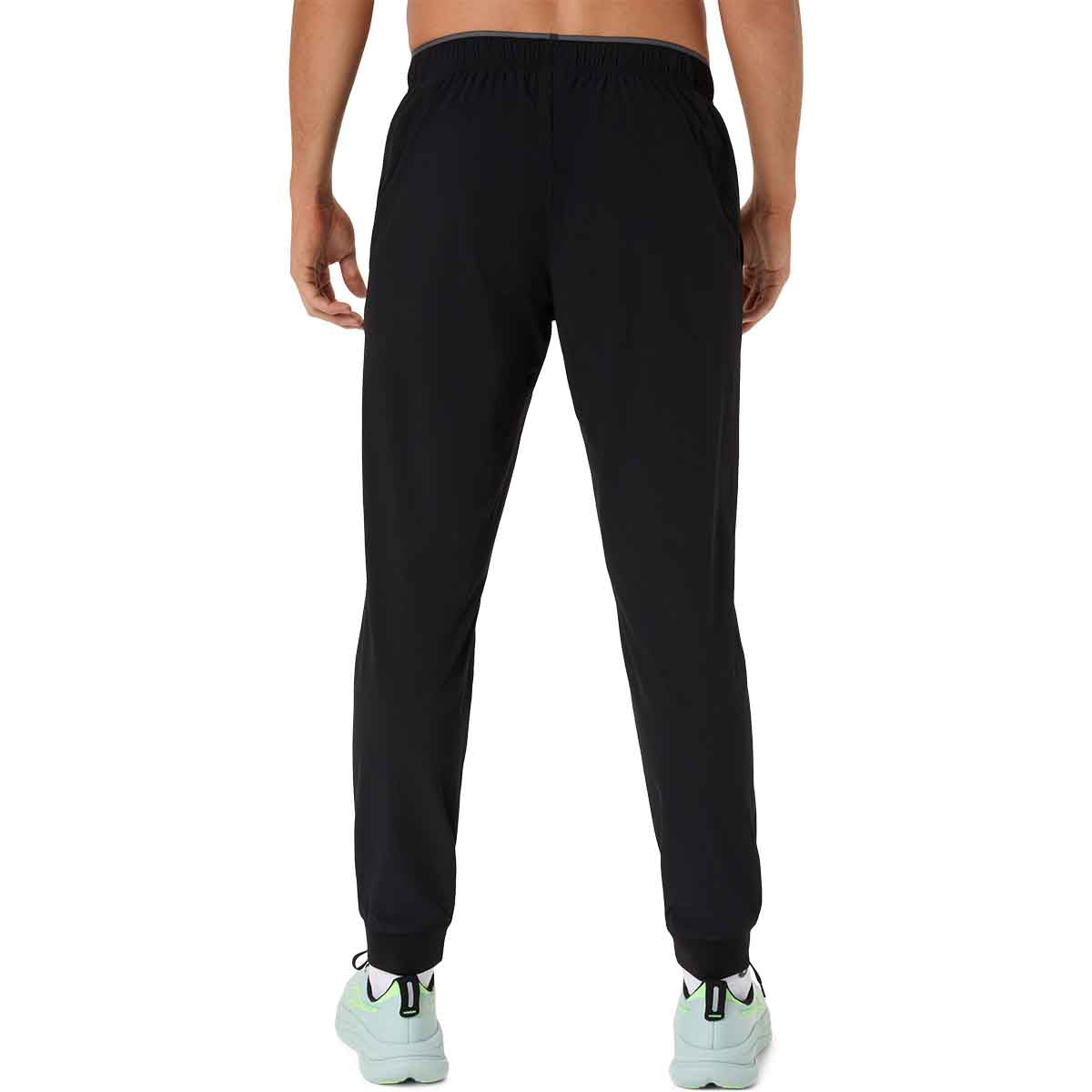 Asics Feel Strech Woven Pant Men Performance Black מכנסי ריצה ארוכים לגברים