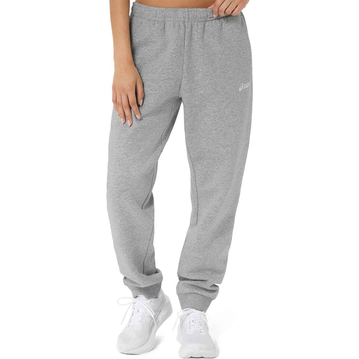 Asics Sweat Pant Women Grey Heather מכנסי נשים ארוכים אסיקס