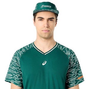 Asics Padel Court SS Top Men Jewel Green חולצת פאדל לגברים