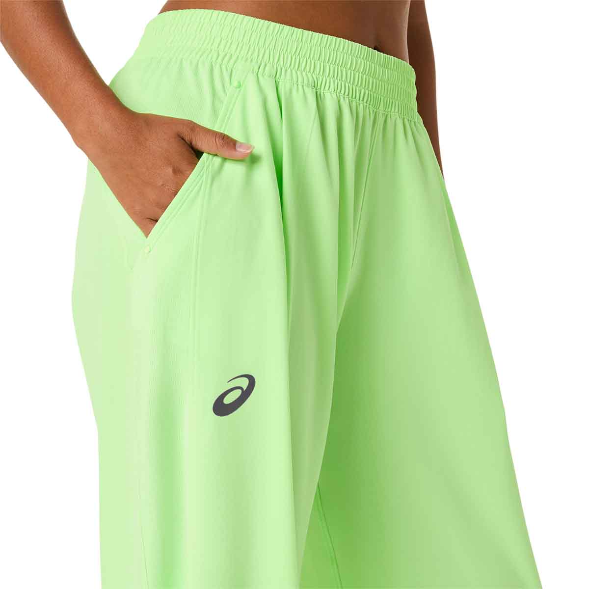 Asics Match Pant Women Illuminate Green מכנסי טניס ארוכות לנשים
