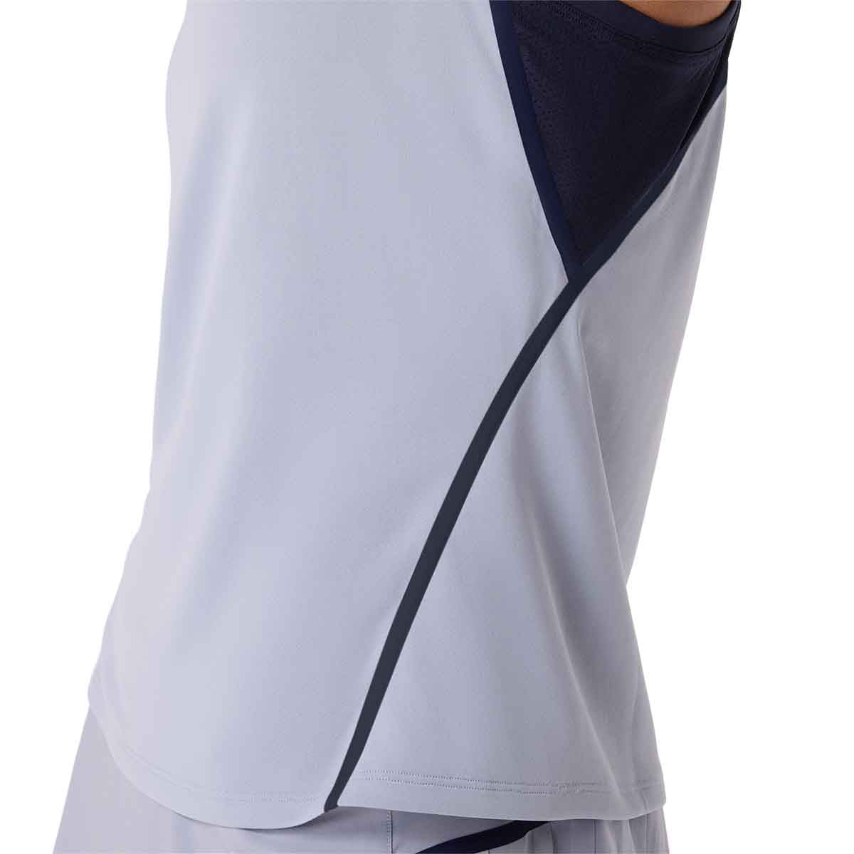 Asics Match Tank Women Grey Blue גופיית טניס לנשים