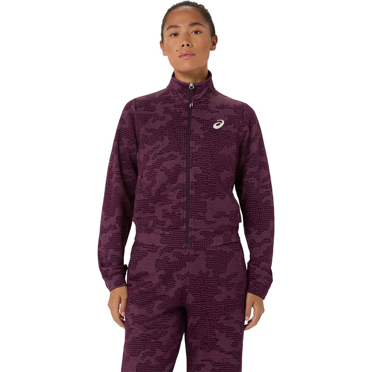 Asics Match Jacket Women Dark Aubergine ג'קט טניס לנשים