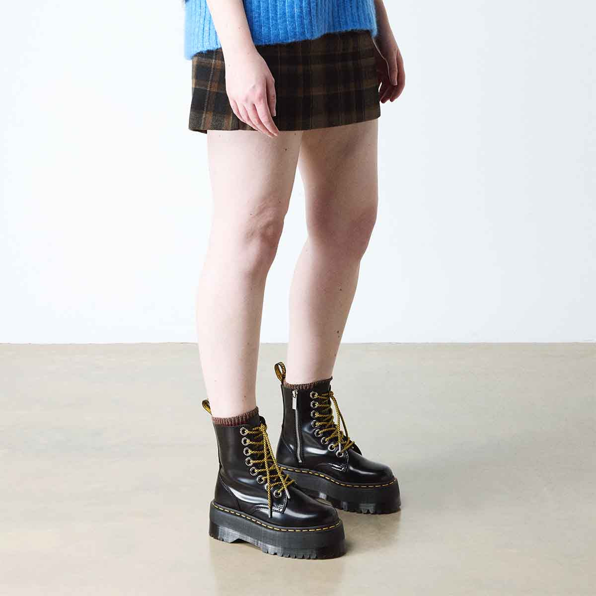 Dr. Martens Jadon Max Boots Platform מגפי ד"ר מרטינס ג'יידון מקס שחור