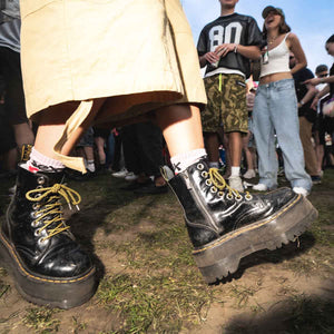 Dr. Martens Jadon Max Boots Platform מגפי ד"ר מרטינס ג'יידון מקס שחור