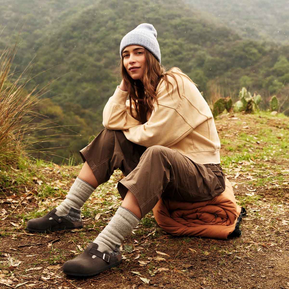 Birkenstock Boston BS Mocha כפכפי בירקנשטוק לנשים בוסטון מוקה