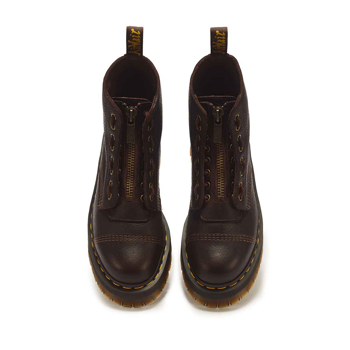 Dr. Martens Sinclair 8 Eye Boot Dark Brown מגפי ד"ר מרטנס סינקלייר יוניסקס