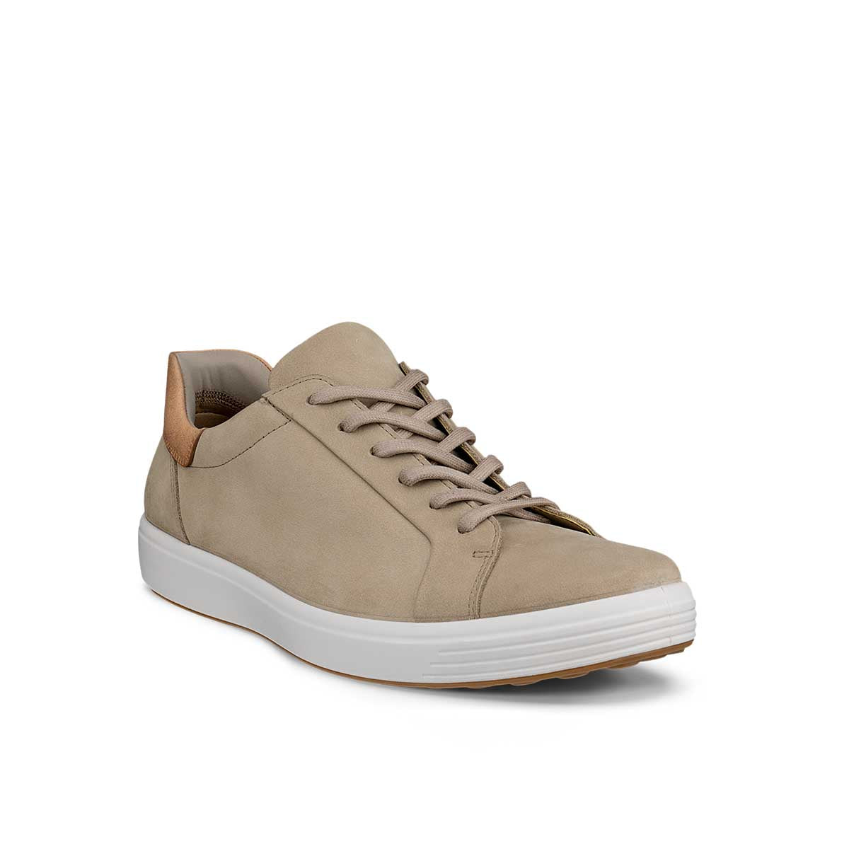 Ecco Soft 7 Nutmeg Brown Cashmere סניקרס אקו לגברים