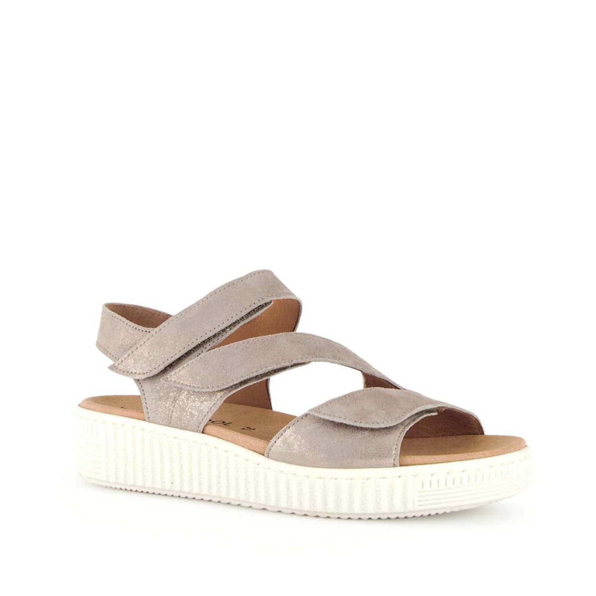 Gabor Beige platform sandal סנדלי נשים גאבור