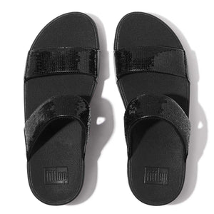 Fit Flop Lulu Slides Black כפכפי פיטפלופ לנשים