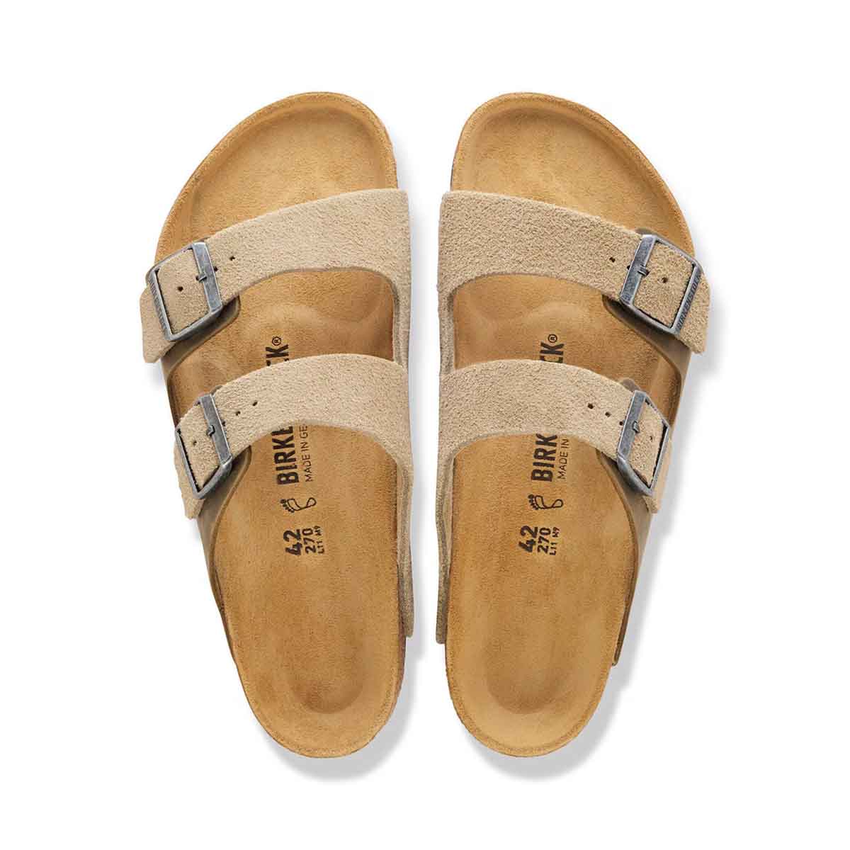 Birkenstock Arizona Faded Khaki כפכפי בירקנשטוק לגברים אריזונה חאקי