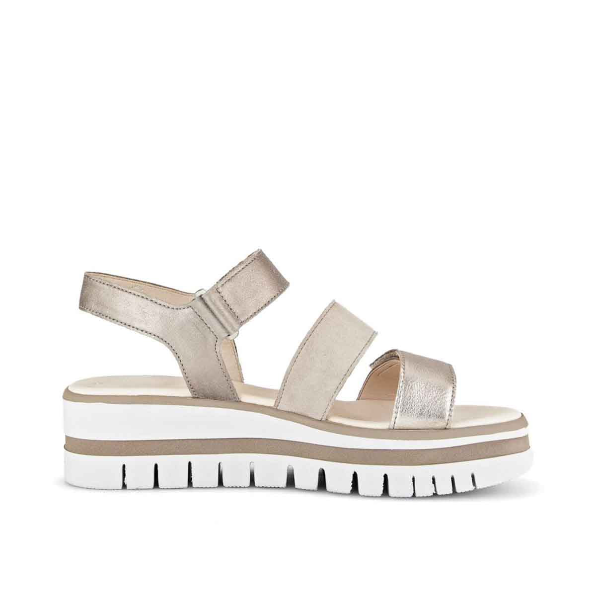 Gabor beige platform sandal סנדלי גאבור לנשים