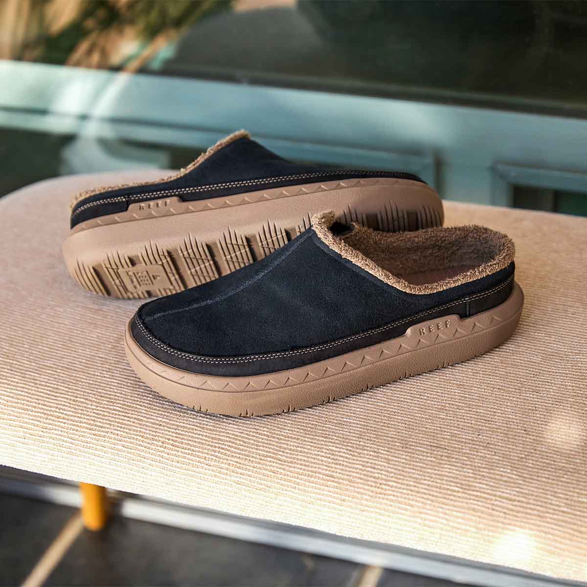 Reef Rambler Mule Black Brown כפכפי ריף לגברים