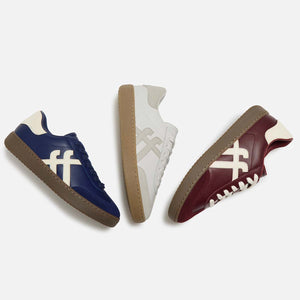 Fit Flop The Dash FF Sneaker T-Toe - Dark Merlot White סניקרס פיט פלופ נשים