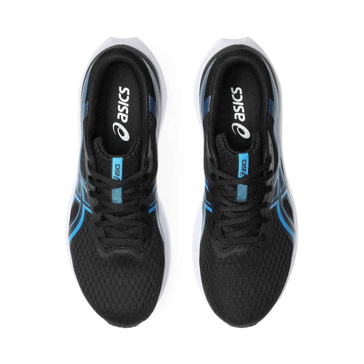 Asics Patriot 14 Men Black Aegean Blue נעלי ריצה פטריוט 14 לגברים