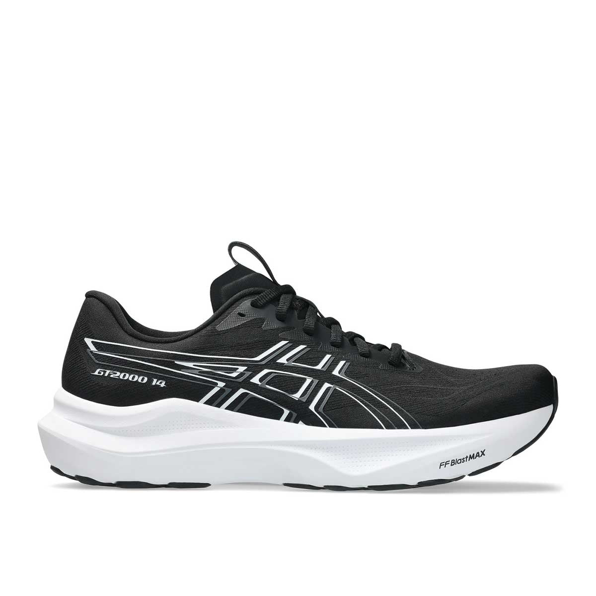 Asics GT 2000 14 Men 2E Black White נעלי ריצה רחבות לגברים