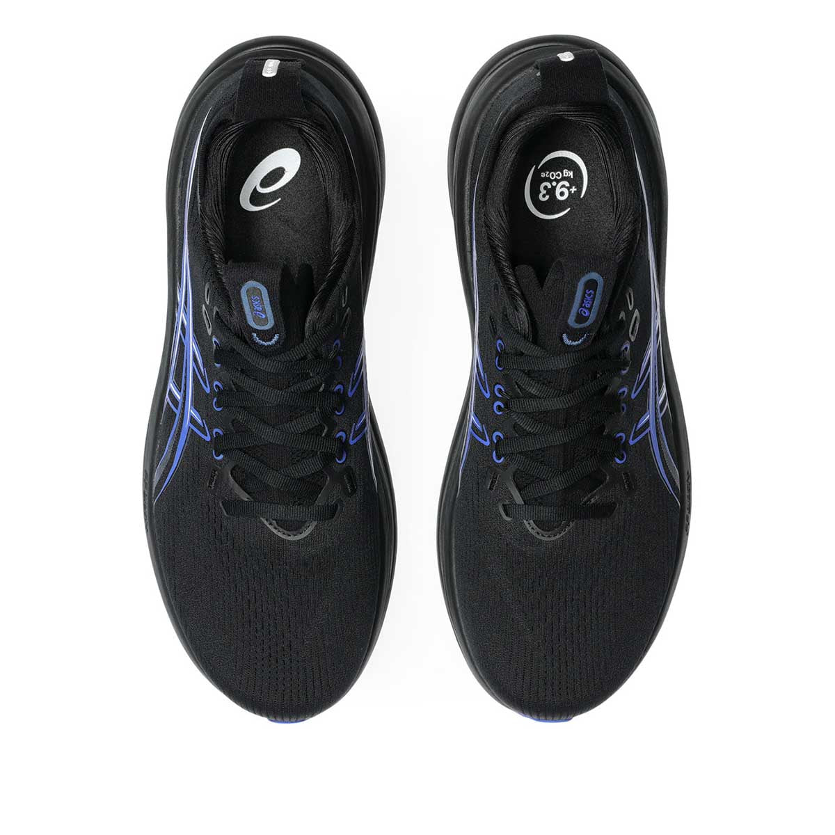 Asics Gel Nimbus 28 Men Black Neon Blue נעלי ריצה אסיקס גברים