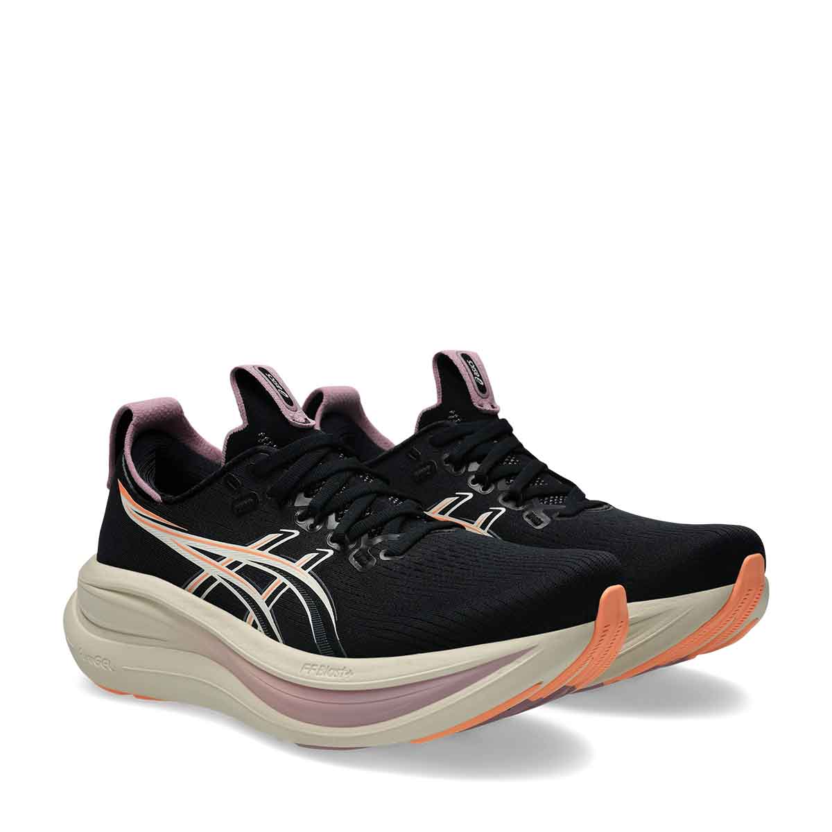 Asics Gel Nimbus 28 Women Black Taro Purple נעלי ריצה ג'ל נימבוס 28 לנשים